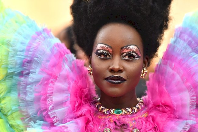 Lupita Nyong'o, Idris Elba & Danai Gurira at the Met Gala 2019